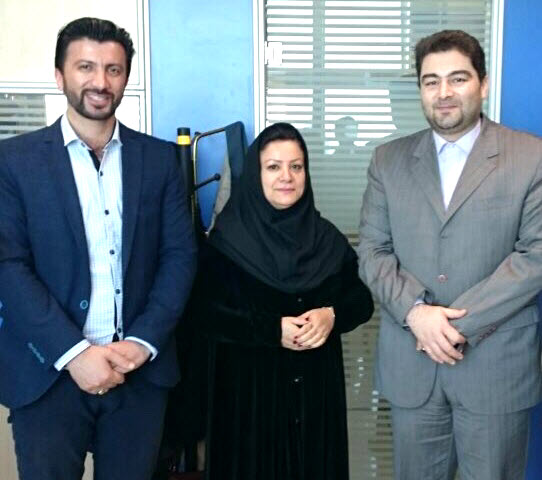 دیدار صمیمی با آقای یازرلو مجری توانمند صدا و سیما در شرکت راه آهن جمهوری اسلامی ایران