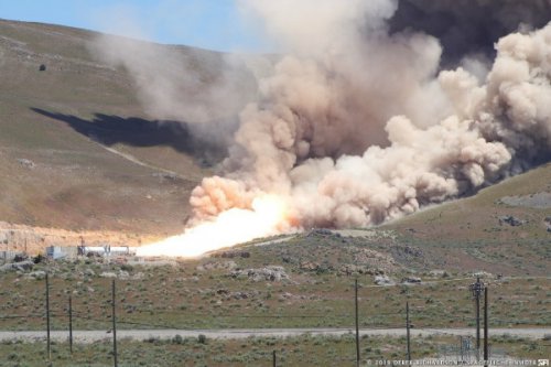 آزمایش موفق راکت جدید نورثروپ گرومن با انفجار همراه شد