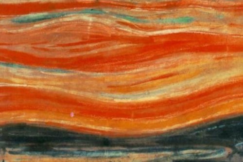نقاشی جیغ، اثر ادوارد مونش در حال محو شدن است
